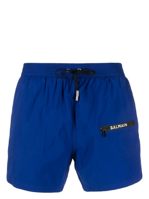 logo-print swim shorts